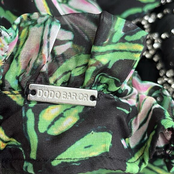 Dodo Bar Or Angelina Floral Print Jeweled Maxi Dress Long Sleeve‎ Formal 44/8 US - Picture 14 of 16